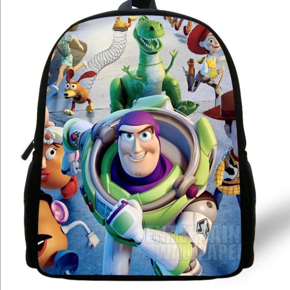 Toy Story School Backpack Cute Buzz Lightyear.